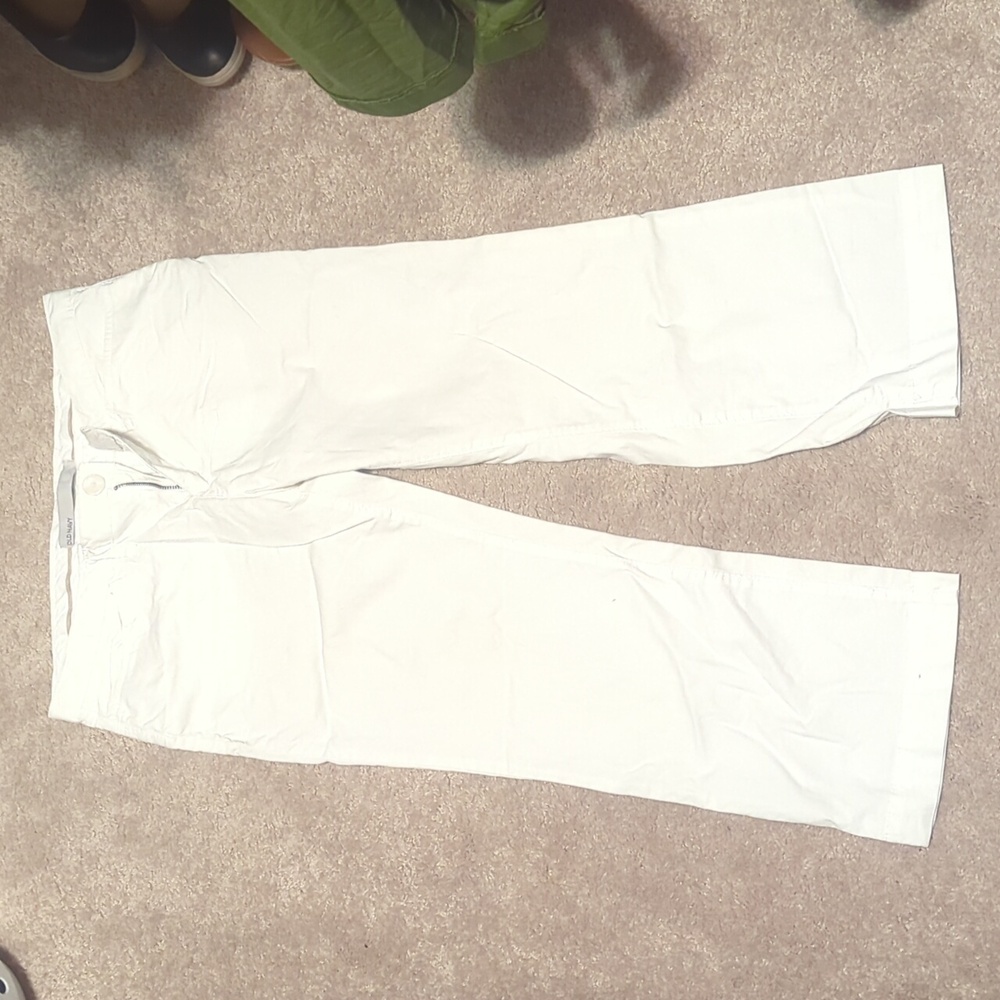 Old Navy White Crop Pants